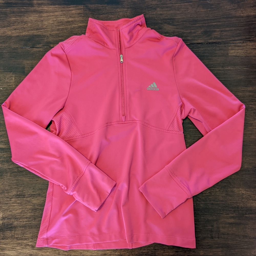 Adidas Women's Pullover Half Zip - Medium